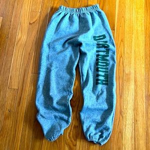 Dartmouth College Kids Sweats Size M